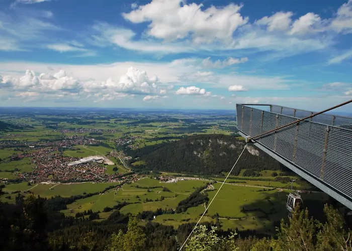 Aggenstein - Helles Mit Suedbalkon Und Traumhaftem Bergpanorama In Mitte * Pfronten